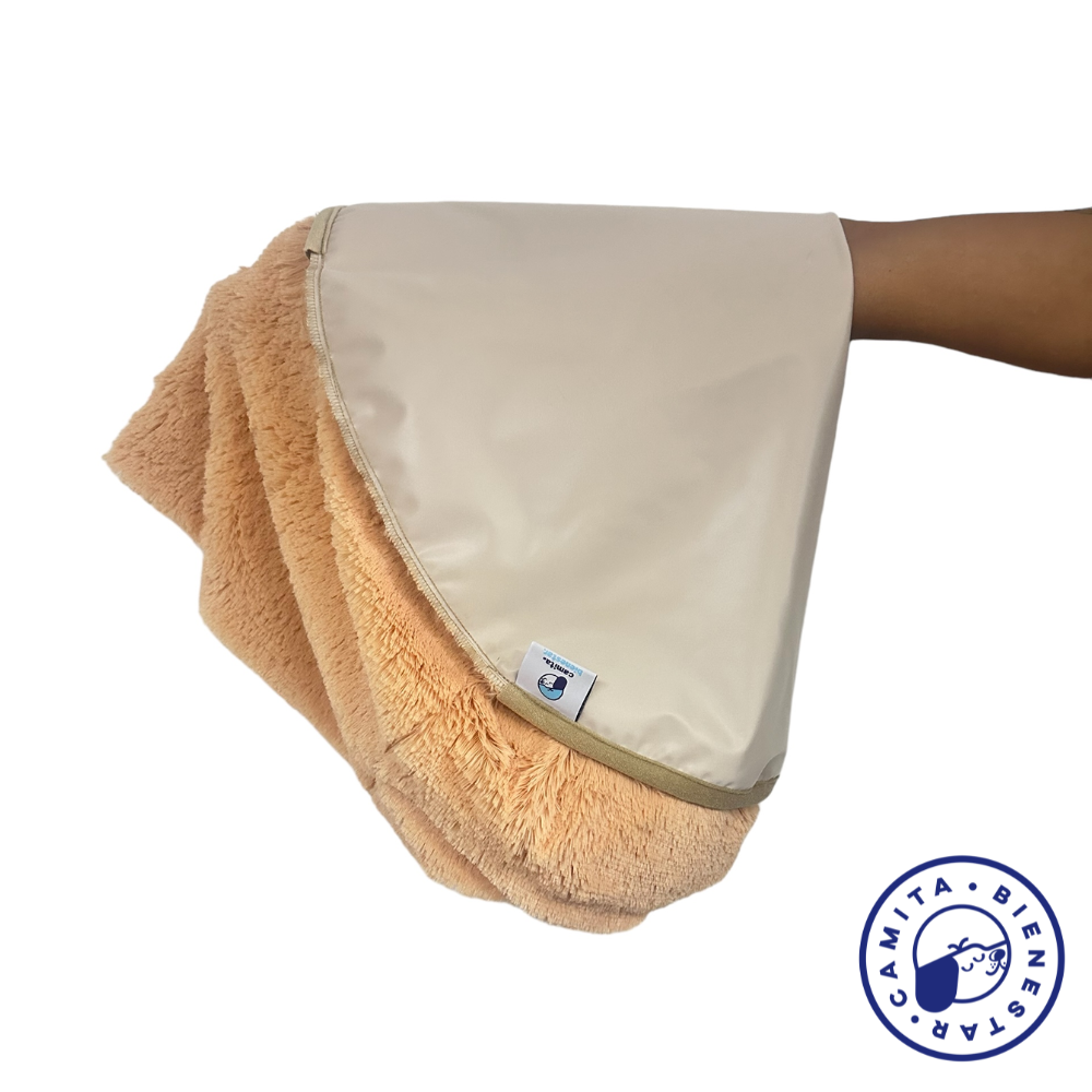 Funda intercambiable para base de cama antiestrés