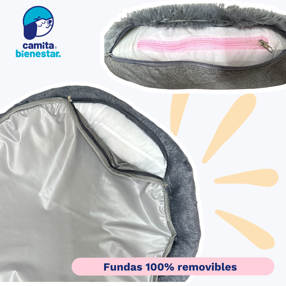 Camita Antiestrés con Memory Foam