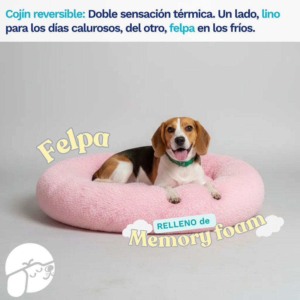 Camita Antiestrés con Memory Foam