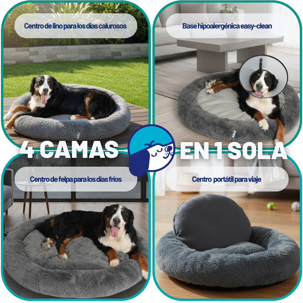 Camita Antiestrés con Memory Foam